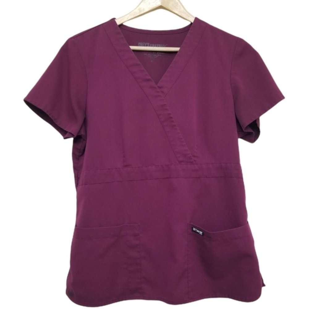 Grey's Anatomy Scrub Top Short Sleeve Medium